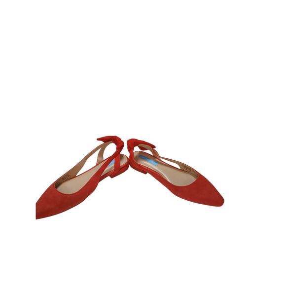 draper james flat suede harriet bow sling back shoe ship on point - Picture 3 of 5